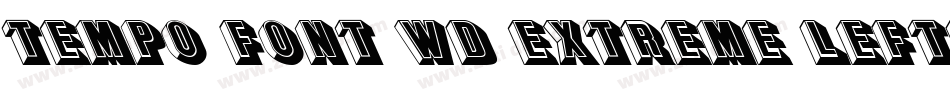 Tempo Font Wd Extreme Lefti字体转换